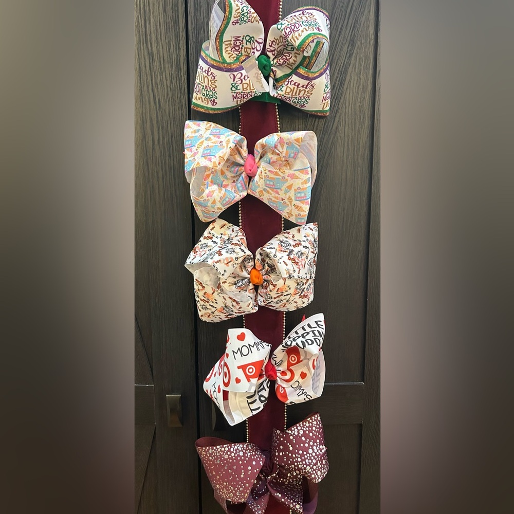 Kids Multi-Pattern Hair Bow Set